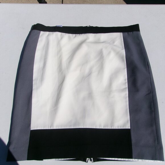 NARCISCO RODRIGUEZ FOR DESIGN NATION COLORBLOCK SKIRT 14 - Picture 1 of 1